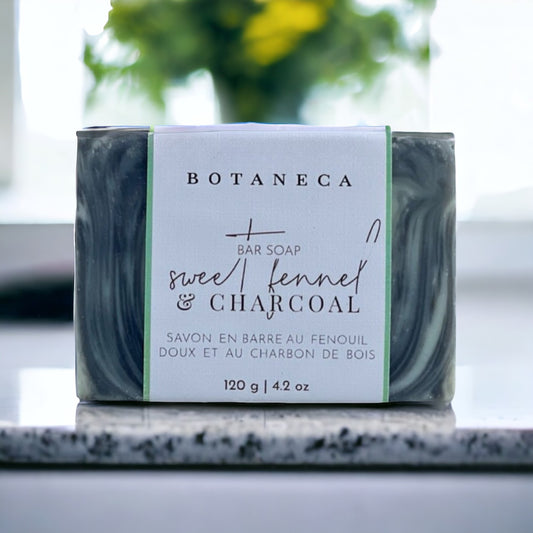 Sweet Fennel + Charcoal Bar Soap